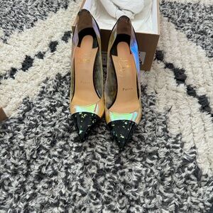 Christian Louboutin Iridescent Black Heels